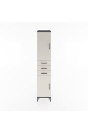 Hyperion Dolap 4 Raflı 3 Çekmeceli 2 Kapaklı 44x44x221 - S61M212V4B