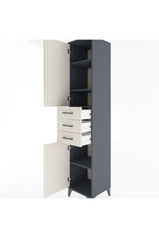 Hyperion Dolap 4 Raflı 3 Çekmeceli 2 Kapaklı 44x44x221 - S61M212V4B