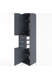 Hyperion Dolap 4 Raflı 3 Çekmeceli 2 Kapaklı 44x44x221 - S61M212V5B