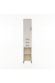 Hyperion Dolap 4 Raflı 3 Çekmeceli Tek Kapaklı 44x44x221 - S61M213V1B