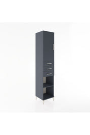 Hyperion Dolap 4 Raflı 3 Çekmeceli Tek Kapaklı 44x44x221 - S61M213V5B