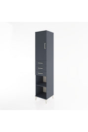 Hyperion Dolap 4 Raflı 3 Çekmeceli Tek Kapaklı 44x44x221 - S61M213V5B