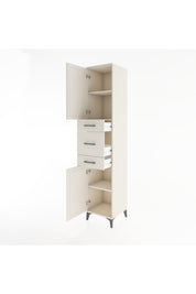 Hyperion Dolap 3 Raflı 3 Çekmeceli 2 Kapaklı 44x44x221 - S61M224V1B