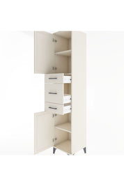 Hyperion Dolap 3 Raflı 3 Çekmeceli 2 Kapaklı 44x44x221 - S61M224V1B