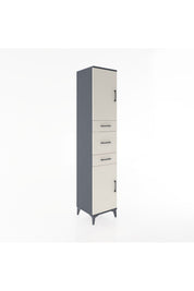 Hyperion Dolap 3 Raflı 3 Çekmeceli 2 Kapaklı 44x44x221 - S61M224V4B