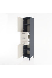 Hyperion Dolap 3 Raflı 3 Çekmeceli 2 Kapaklı 44x44x221 - S61M224V4B