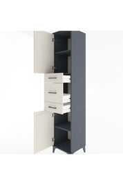 Hyperion Dolap 3 Raflı 3 Çekmeceli 2 Kapaklı 44x44x221 - S61M224V4B