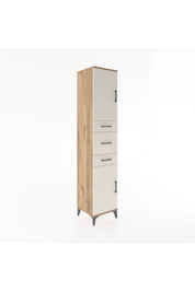 Hyperion Dolap 3 Raflı 3 Çekmeceli 2 Kapaklı 44x44x221 - S61M224V7B