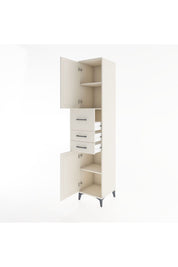 Hyperion Dolap 3 Raflı 3 Çekmeceli 2 Kapaklı 44x44x221 - S61M227V1B