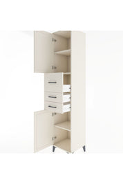 Hyperion Dolap 3 Raflı 3 Çekmeceli 2 Kapaklı 44x44x221 - S61M227V1B