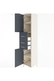Hyperion Dolap 3 Raflı 3 Çekmeceli 2 Kapaklı 44x44x221 - S61M227V2B