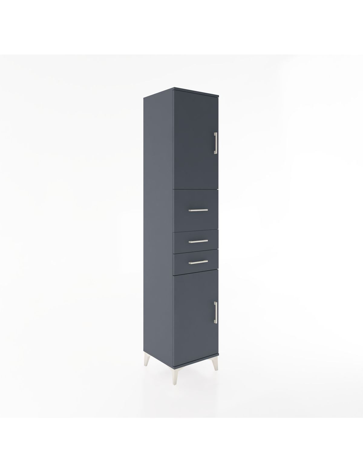 Hyperion Dolap 3 Raflı 3 Çekmeceli 2 Kapaklı 44x44x221 - S61M227V5B