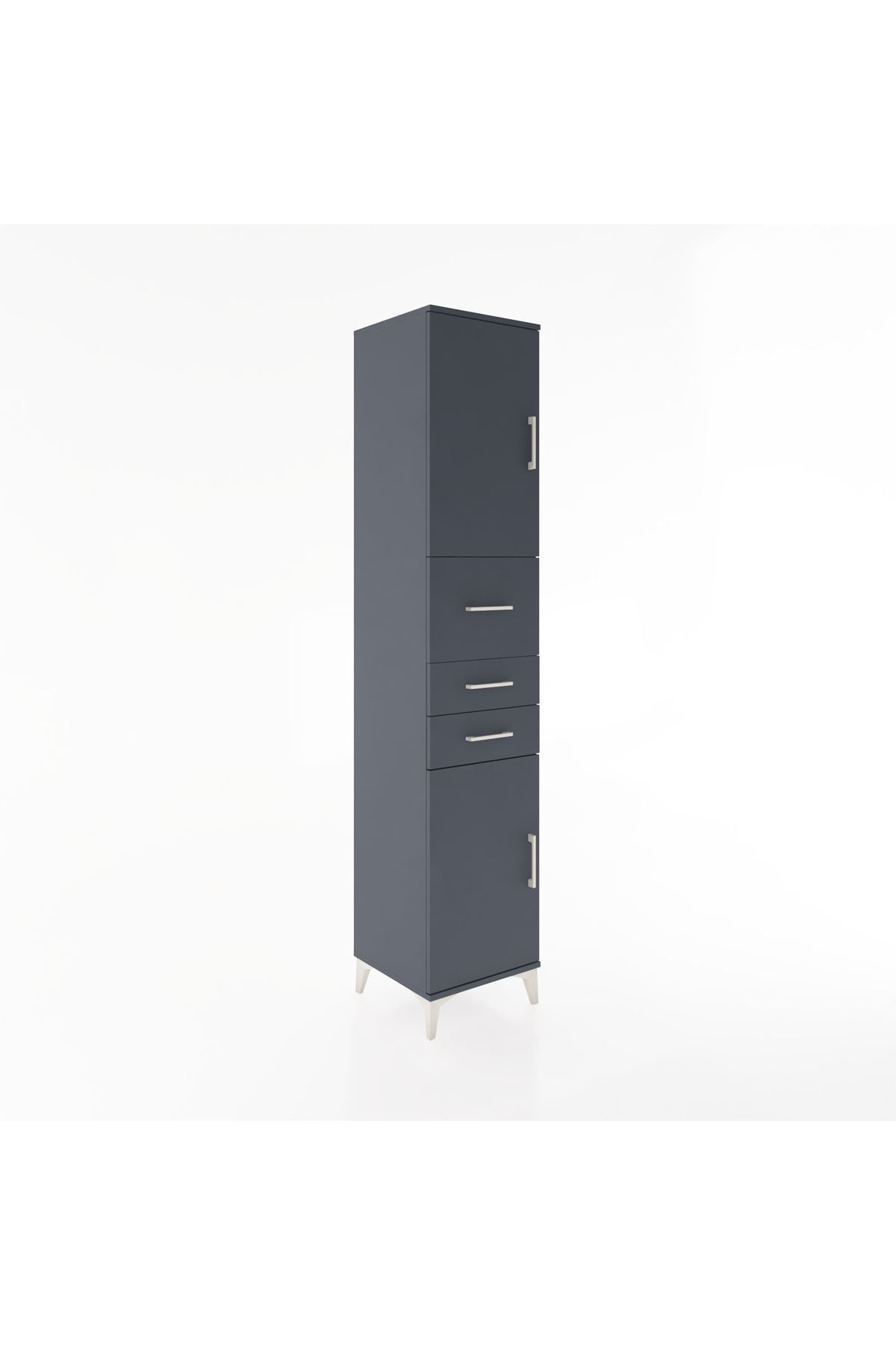 Hyperion Dolap 3 Raflı 3 Çekmeceli 2 Kapaklı 44x44x221 - S61M227V5B