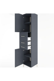 Hyperion Dolap 3 Raflı 3 Çekmeceli 2 Kapaklı 44x44x221 - S61M227V5B