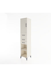 Hyperion Dolap 3 Raflı 3 Çekmeceli Tek Kapaklı 44x44x221 - S61M228V1B