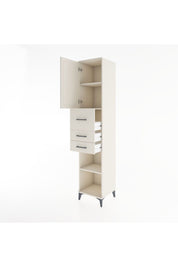 Hyperion Dolap 3 Raflı 3 Çekmeceli Tek Kapaklı 44x44x221 - S61M228V1B