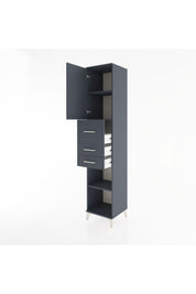 Hyperion Dolap 3 Raflı 3 Çekmeceli Tek Kapaklı 44x44x221 - S61M228V5B