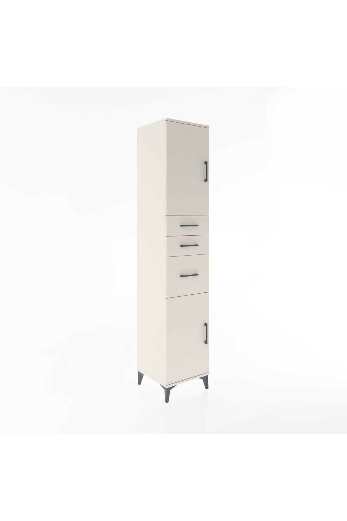 Hyperion Dolap 3 Raflı 3 Çekmeceli 2 Kapaklı 44x44x221 - S61M230V1B