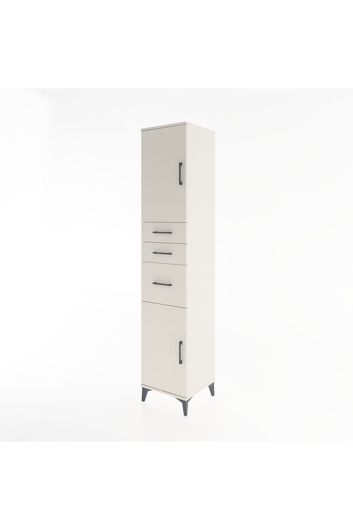 Hyperion Dolap 3 Raflı 3 Çekmeceli 2 Kapaklı 44x44x221 - S61M230V1B
