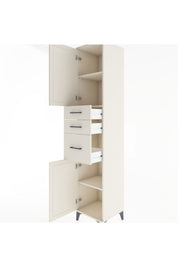 Hyperion Dolap 3 Raflı 3 Çekmeceli 2 Kapaklı 44x44x221 - S61M230V1B