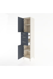 Hyperion Dolap 3 Raflı 3 Çekmeceli 2 Kapaklı 44x44x221 - S61M230V2B