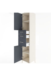Hyperion Dolap 3 Raflı 3 Çekmeceli 2 Kapaklı 44x44x221 - S61M230V2B