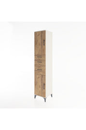 Hyperion Dolap 3 Raflı 3 Çekmeceli 2 Kapaklı 44x44x221 - S61M230V3B