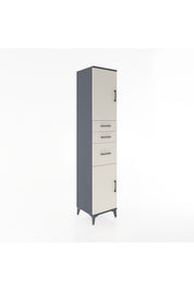 Hyperion Dolap 3 Raflı 3 Çekmeceli 2 Kapaklı 44x44x221 - S61M230V4B