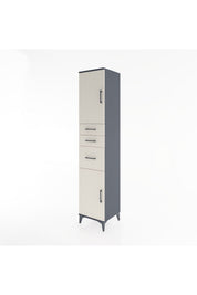 Hyperion Dolap 3 Raflı 3 Çekmeceli 2 Kapaklı 44x44x221 - S61M230V4B