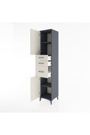 Hyperion Dolap 3 Raflı 3 Çekmeceli 2 Kapaklı 44x44x221 - S61M230V4B