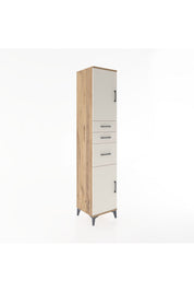 Hyperion Dolap 3 Raflı 3 Çekmeceli 2 Kapaklı 44x44x221 - S61M230V7B