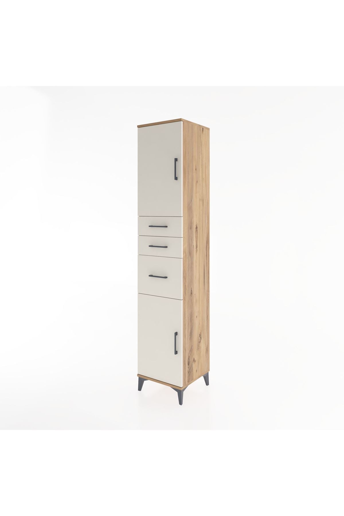 Hyperion Dolap 3 Raflı 3 Çekmeceli 2 Kapaklı 44x44x221 - S61M230V7B