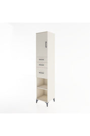 Hyperion Dolap 3 Raflı 3 Çekmeceli Tek Kapaklı 44x44x221 - S61M231V1B