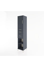 Hyperion Dolap 3 Raflı 3 Çekmeceli Tek Kapaklı 44x44x221 - S61M231V5B