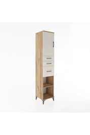 Hyperion Dolap 3 Raflı 3 Çekmeceli Tek Kapaklı 44x44x221 - S61M231V7B