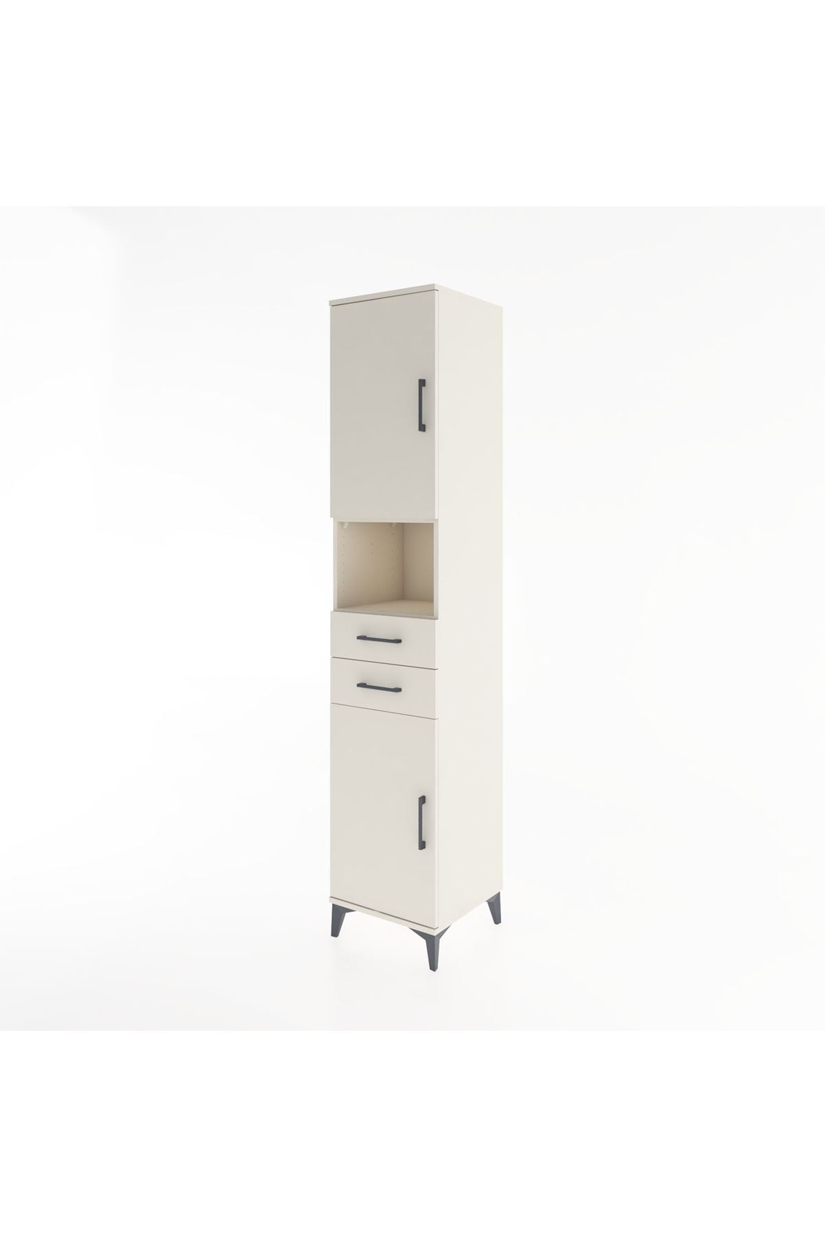 Hyperion Dolap 4 Raflı 2 Çekmeceli 2 Kapaklı 44x44x221 - S61M233V1B