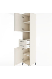 Hyperion Dolap 4 Raflı 2 Çekmeceli 2 Kapaklı 44x44x221 - S61M233V1B