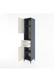 Hyperion Dolap 4 Raflı 2 Çekmeceli 2 Kapaklı 44x44x221 - S61M233V4B