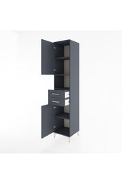 Hyperion Dolap 4 Raflı 2 Çekmeceli 2 Kapaklı 44x44x221 - S61M233V5B