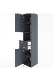 Hyperion Dolap 4 Raflı 2 Çekmeceli 2 Kapaklı 44x44x221 - S61M233V5B