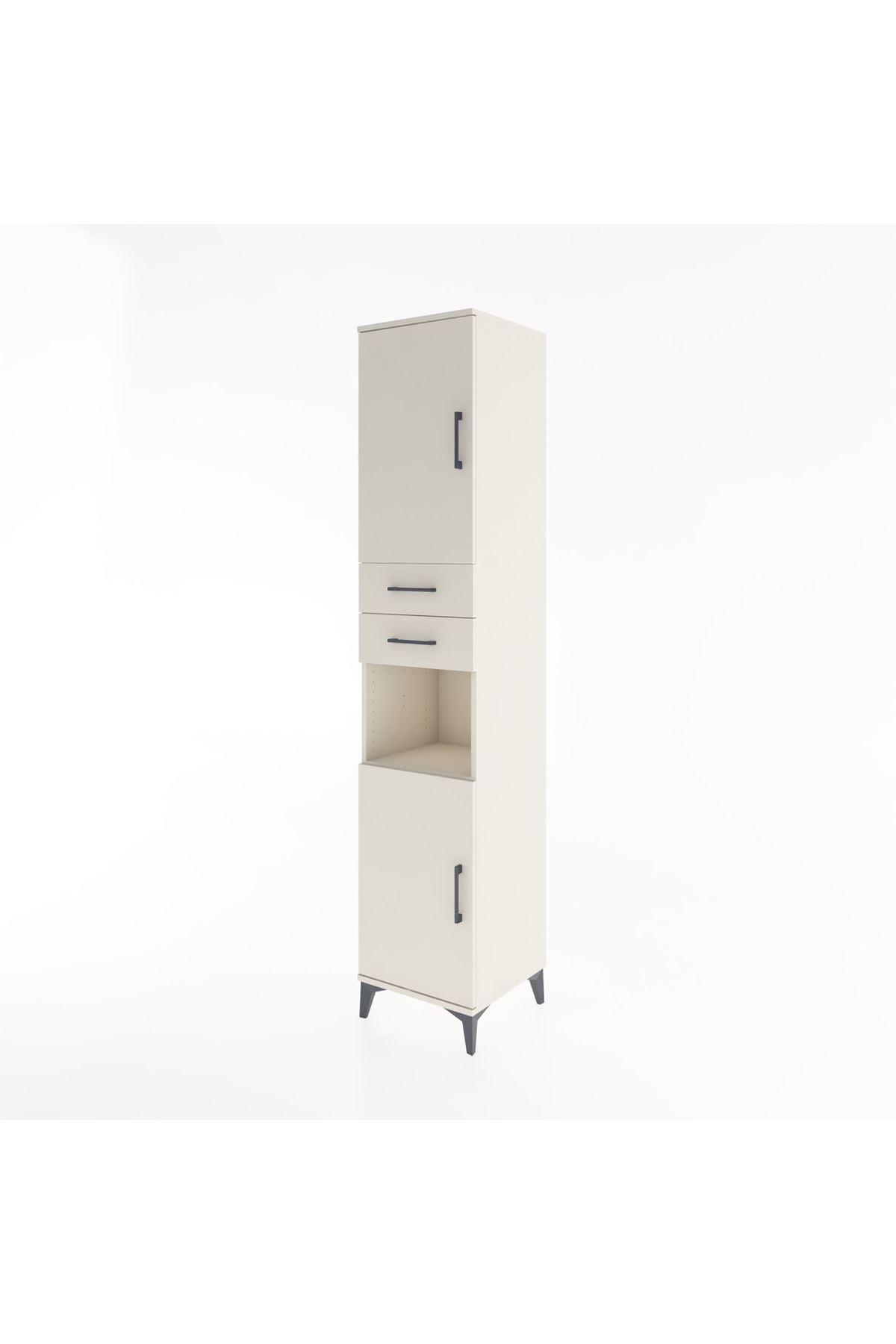 Hyperion Dolap 4 Raflı 2 Çekmeceli 2 Kapaklı 44x44x221 - S61M236V1B