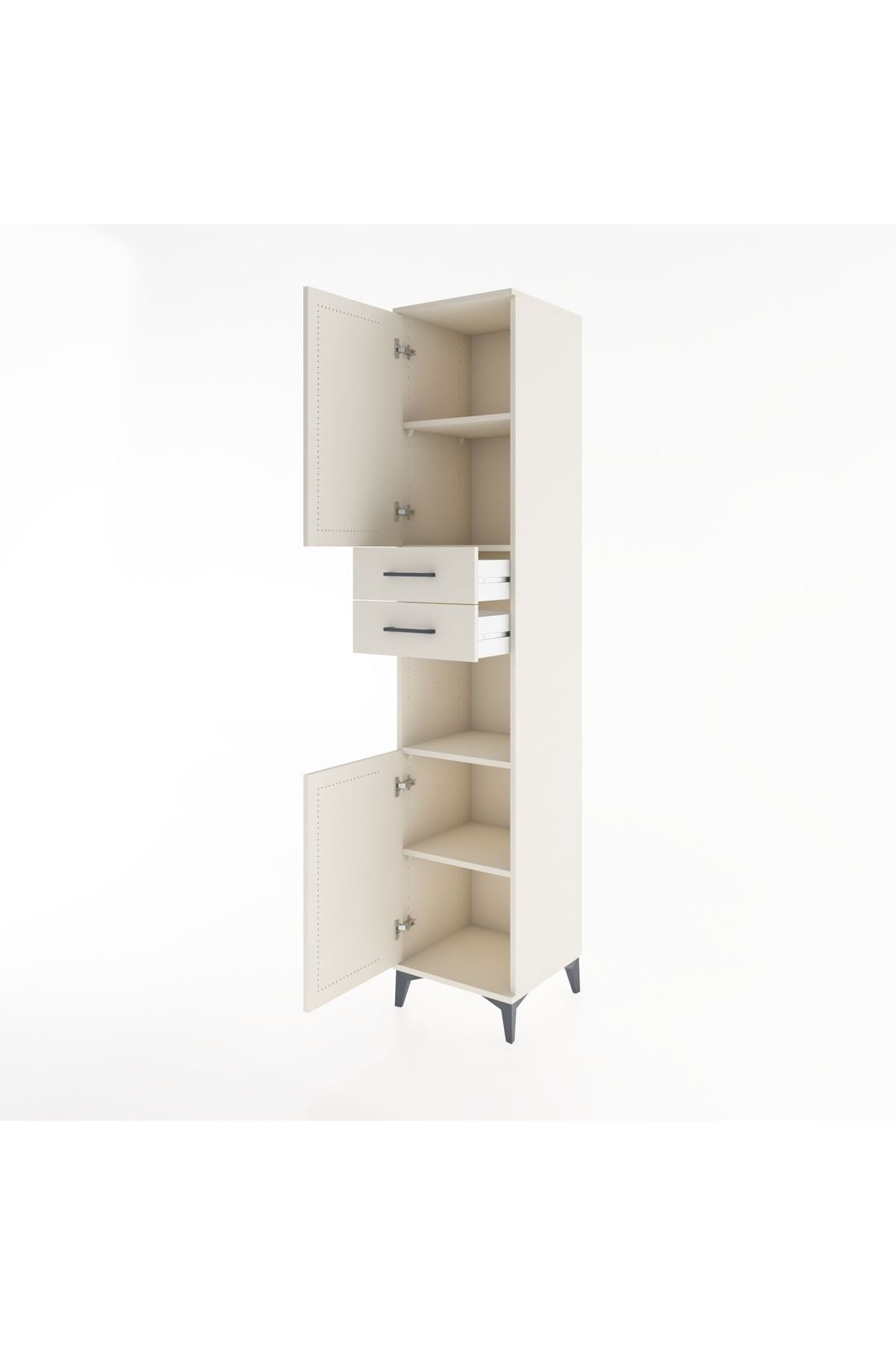Hyperion Dolap 4 Raflı 2 Çekmeceli 2 Kapaklı 44x44x221 - S61M236V1B