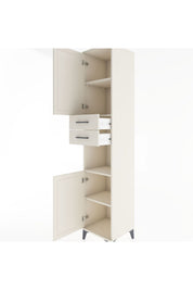 Hyperion Dolap 4 Raflı 2 Çekmeceli 2 Kapaklı 44x44x221 - S61M236V1B