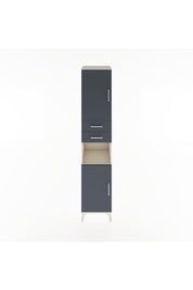 Hyperion Dolap 4 Raflı 2 Çekmeceli 2 Kapaklı 44x44x221 - S61M236V2B