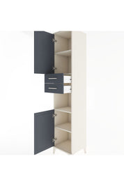 Hyperion Dolap 4 Raflı 2 Çekmeceli 2 Kapaklı 44x44x221 - S61M236V2B