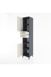 Hyperion Dolap 4 Raflı 2 Çekmeceli 2 Kapaklı 44x44x221 - S61M236V4B