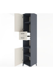 Hyperion Dolap 4 Raflı 2 Çekmeceli 2 Kapaklı 44x44x221 - S61M236V4B