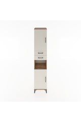 Hyperion Dolap 4 Raflı 2 Çekmeceli 2 Kapaklı 44x44x221