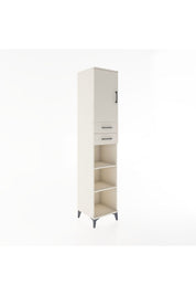Hyperion Dolap 4 Raflı 2 Çekmeceli Tek Kapaklı 44x44x221 - S61M237V1B