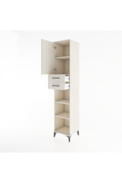 Hyperion Dolap 4 Raflı 2 Çekmeceli Tek Kapaklı 44x44x221 - S61M237V1B